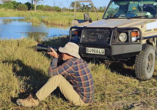 Game drives across the Kalahari’s semi-arid environment
