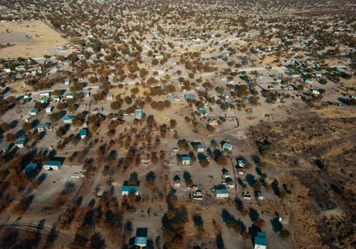 Scenic landscapes of the Okavango Delta and wildlife